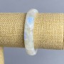 Adularia bracelet smooth link, diameter 15x12mm +/-, length 18cm +/- stretch