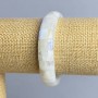Adularia bracelet smooth link, diameter 12x8-9 mm +/-, length 18 cm +/- stretch