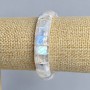 Adularia bracelet smooth link, diameter 12x8–9 mm +/-, length 18 cm +/- stretch