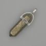 Pendant Pyrite hexagon crystal ball 8x31x41 mm+