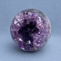 Amethyst souvenir sphere with geode, natural stone, diameter 65 mm ±, weight 311 g