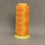 Nylon thread on a spool, 0.9 mm diameter for crafts 500 m, bright orange color