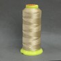 Beige nylon thread on a spool, 0.6 mm diameter for arts and crafts, 500 m