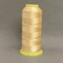 Reel of nylon thread, 0.3 mm diameter for crafts, 500 m, yellow color
