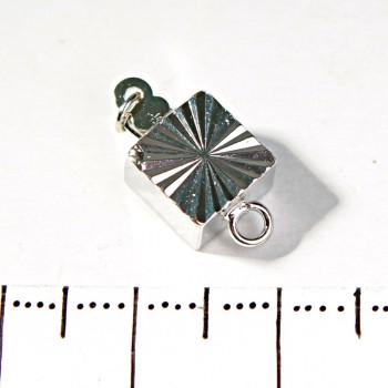 (18mm) Square Bracelet Clasp with Safety Lock