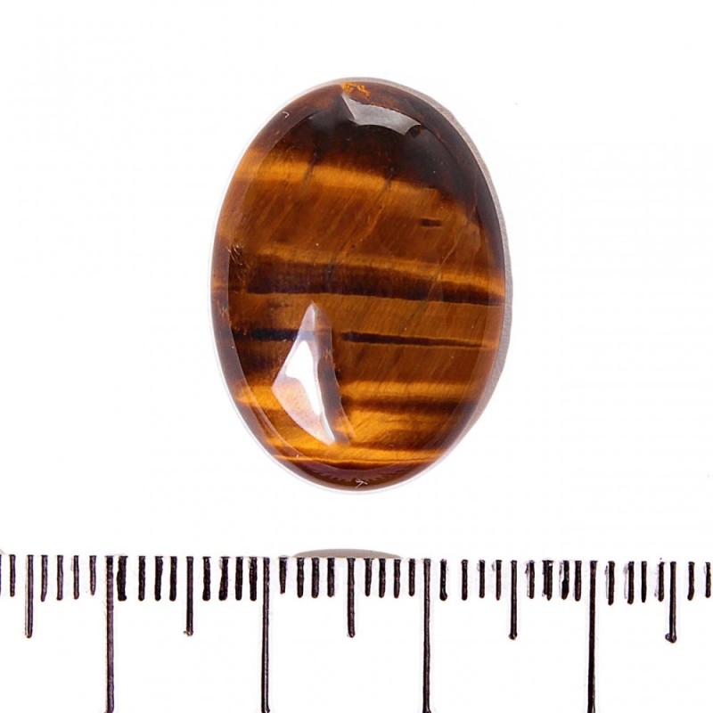 Findings Tiger's Eye Cabochon 25x18mm
