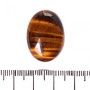Findings Tiger's Eye Cabochon 25x18mm