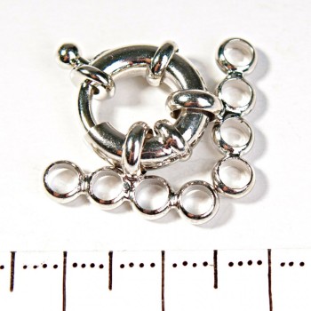 Donut Clasp for Beads and Bracelets 4-Strand