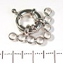 Donut Clasp for Beads and Bracelets 4-Strand