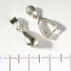 Pendants base with pin and cord base smooth large 20mm pack of 20