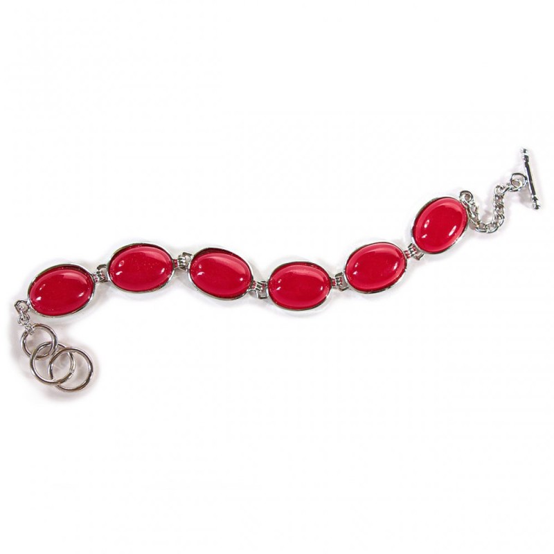 Clearance Women's Bracelet Turquoise? Wait: Turmaline is gemstone; keep as Turmaline in English. Need proper English name: Turmaline bracelet with 6 oval stones on toggle