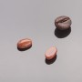 Findings Cabochon Mini Oval Aventurine Golden Sand, 8x5mm Diameter