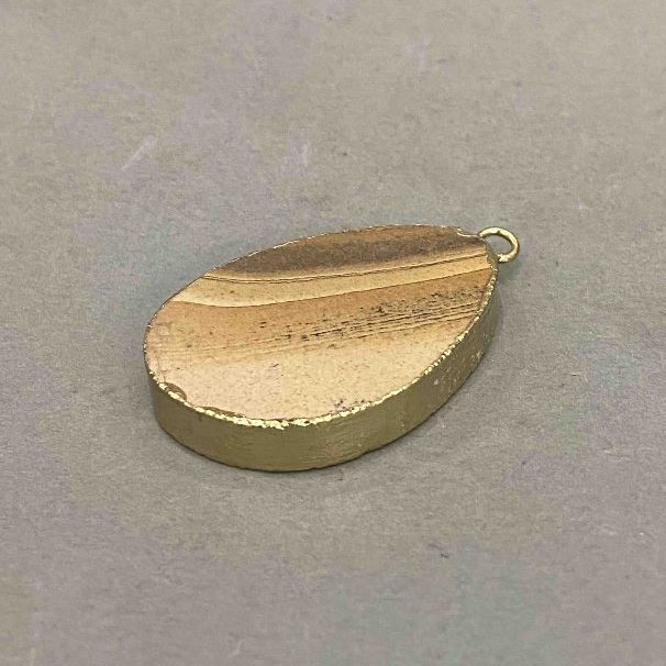 Picture Jasper Slice Pendant 4.5x3.3cm