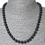 Shungite Necklace (Synthetic), Diameter 8mm, Length 50cm