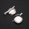 Price per Pack /10pcs. 23mm Metal Brooch Base