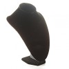 Black Velvet Necklace Bust Display Stand, Medium (25/15 cm)