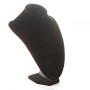 Black Velvet Necklace Bust Display Stand, Medium (25/15 cm)