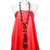 Transformer Necklace-Belt "Agate" (Imitation), Czech Glass, Murano Glass, Length 150cm