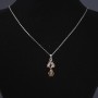 Ladybug Pendant on Chain, Chain Length 55cm, Pendant Length 3.5cm