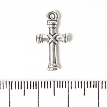 Findings Pendant Cross 20x11mm pack. 20g +/-24pcs