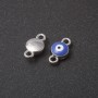 Findings Round "Eye" Connector Pendant 1.5cm pack of 10