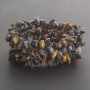 Hawk's Eye "Stone Chip" Bracelet on Elastic