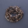 Natural Stone Beads on Strand, Smoky Quartz “Stone Chips”, 85cm Length, 6mm Diameter (+/-)
