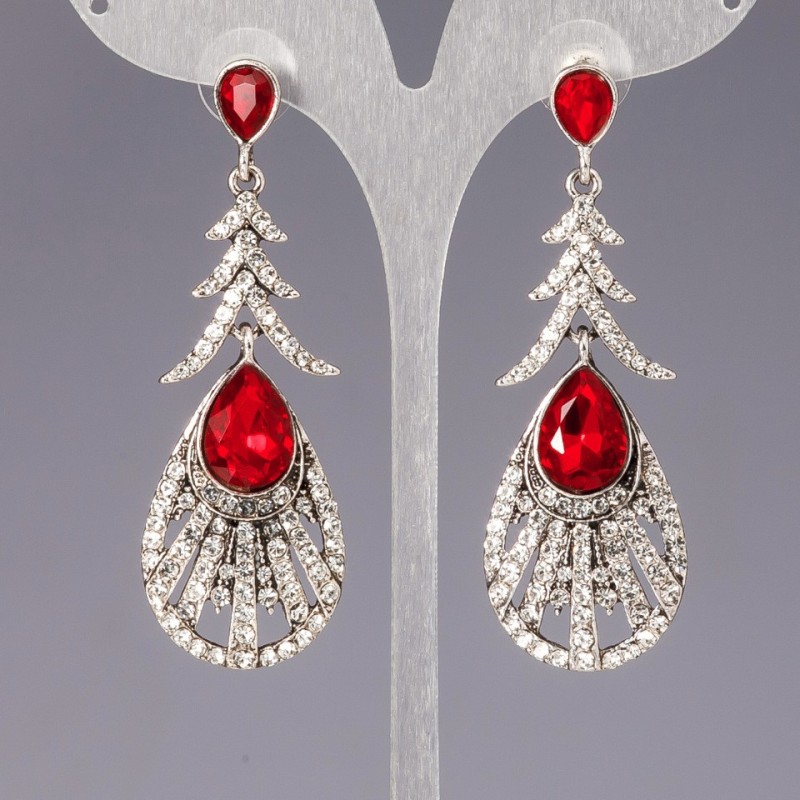 Crystal Chandelier Earrings "Gilded Age"