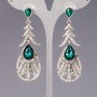 Crystal Chandelier Earrings "Gilded Age"