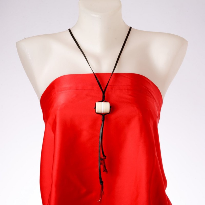 Pendant "Rum Barrel" on Long Cord, 80cm Length