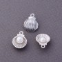 Finding Pendant Pearl in Shell, diameter 12mm pack 7pcs