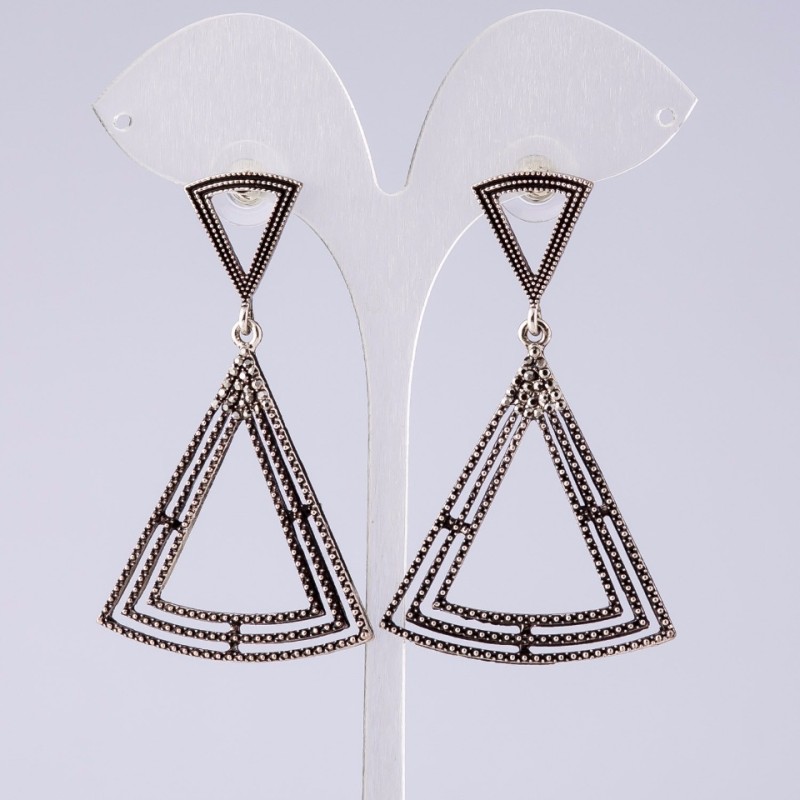 Long Evening Earrings, length 6.5 cm