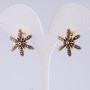 Earrings in “Drop Silver” Style, Diameter 2cm