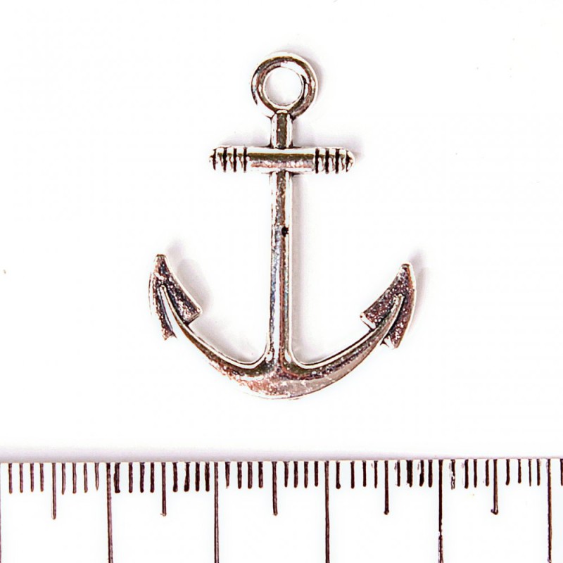 Findings Anchor Pendant 32x25mm pack of 6