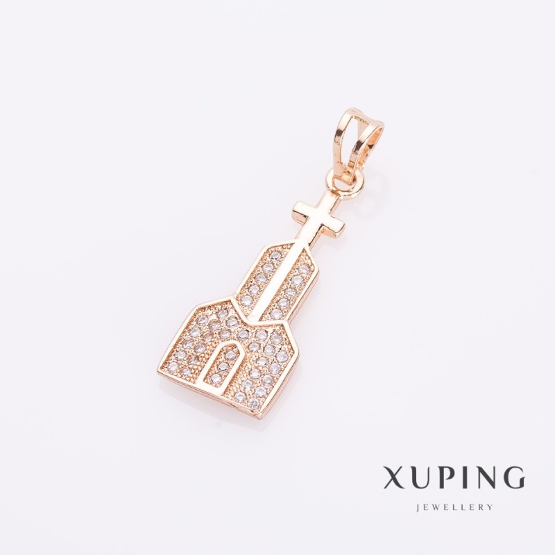 Xuping Pendant Temple 3x1cm Gold Color