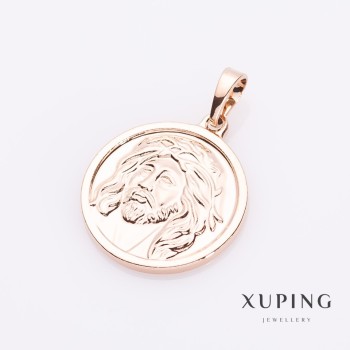 Xuping "Icon" Pendant, gold color, diameter 2cm
