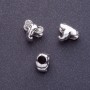 Pandora-Style Bead Elephant 10x12mm, Hole Diameter 4.5mm, Pack 20g +/-11pcs