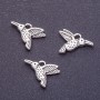 Hummingbird Pendant Finding, Length 11x16mm d1mm, Pack 20g +/-13pcs