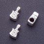 Pandora Guitar Bead Findings, 8x15mm, 4mm Hole, 20g Pack (+/-7 pcs)