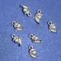 Dolphin with Ball Pendant, Length 15x9mm, Pack 20g +/-17pcs