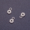 Findings Bail, length 9mm d1-6mm d2-1.5mm d3mm color silver pack of 20g +-104pcs