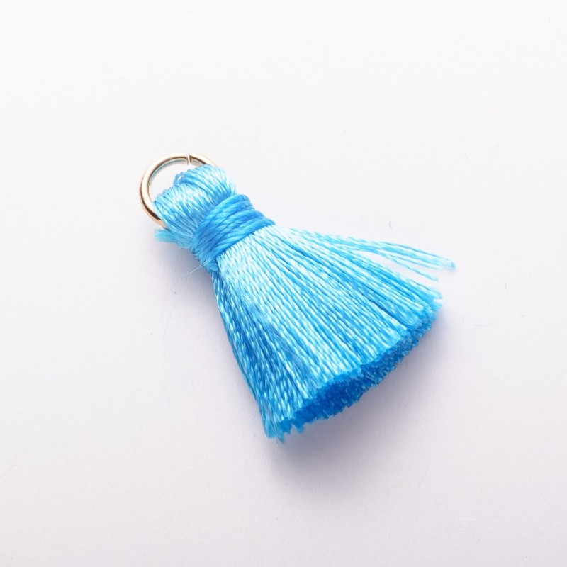 Craft Tassel Blank Mini with Ring "Silk" L cm, 5mm Diameter, Price per Piece