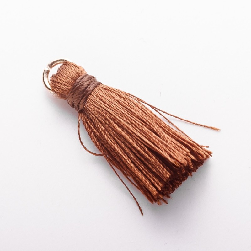 Craft Tassel Blank Mini with Ring "Silk" L cm, 5mm Diameter, Price per Piece