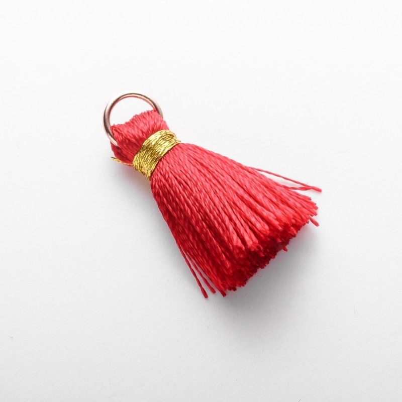 Craft Tassel Blank Mini with Ring "Silk" L cm, 5mm Diameter, Price per Piece