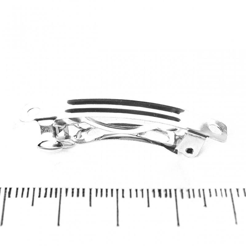 Price per Pack /10pcs. 40mm Metal Hair Clip Base