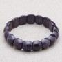 Aventurine Stone Bracelet (Synthetic) "Blue Sand Night of Cairo" 15x12x7mm+