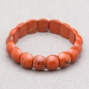 Natural Stone Bracelet Red Jasper 15x12x7mm+