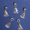 Finding Bail with Pandora Ship Charm, length 3cm, pack of 5 pcs
