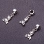 Finding Bail with Pandora Bear Charm, length 3cm, pack of 5 pcs