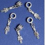 Bail Charm Pandora Toy Soldier, 3cm, Pack of 5